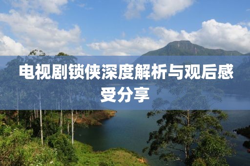 电视剧锁侠深度解析与观后感受分享