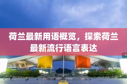 荷兰最新用语概览，探索荷兰最新流行语言表达