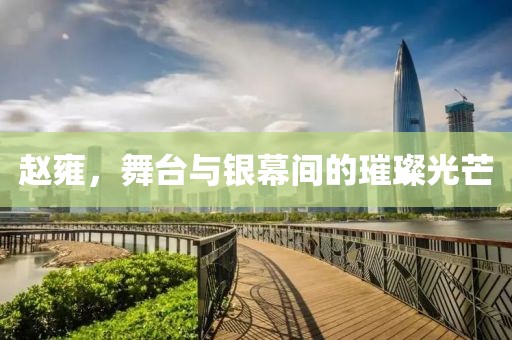 赵雍，舞台与银幕间的璀璨光芒