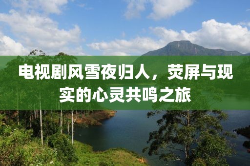 电视剧风雪夜归人，荧屏与现实的心灵共鸣之旅