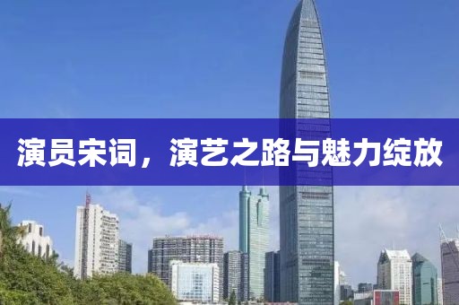 演员宋词，演艺之路与魅力绽放
