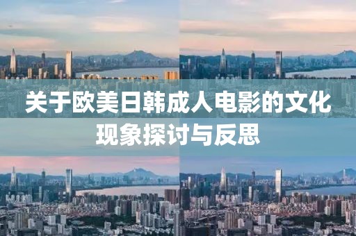 关于欧美日韩成人电影的文化现象探讨与反思