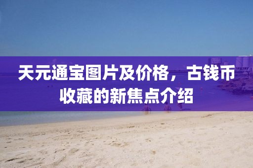 天元通宝图片及价格，古钱币收藏的新焦点介绍