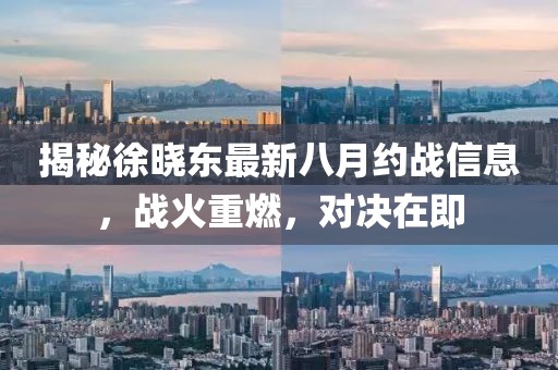 揭秘徐晓东最新八月约战信息，战火重燃，对决在即