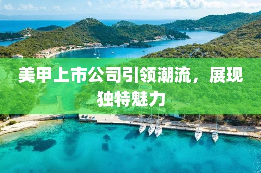 美甲上市公司引领潮流，展现独特魅力