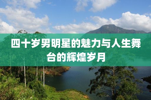 四十岁男明星的魅力与人生舞台的辉煌岁月