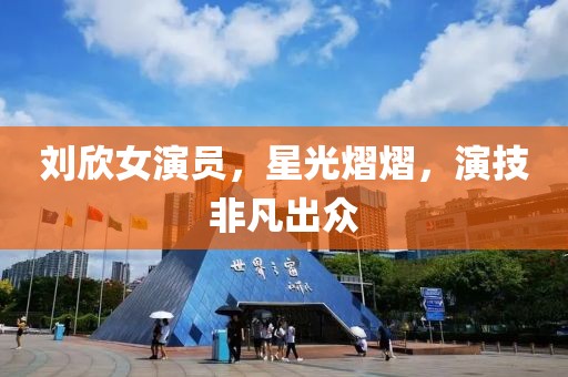 刘欣女演员，星光熠熠，演技非凡出众