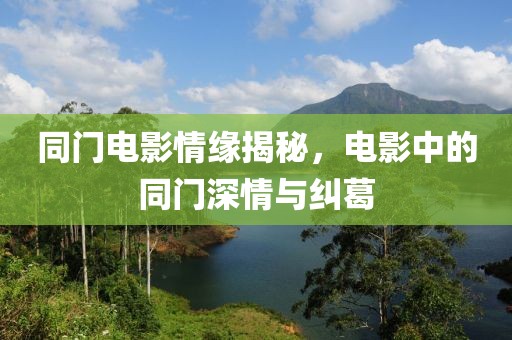 同门电影情缘揭秘，电影中的同门深情与纠葛