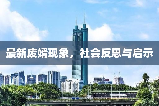 最新废婿现象，社会反思与启示