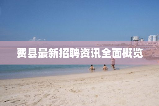 费县最新招聘资讯全面概览