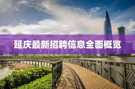 延庆最新招聘信息全面概览
