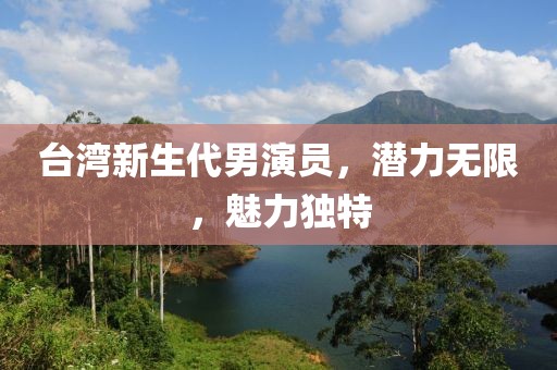 台湾新生代男演员，潜力无限，魅力独特
