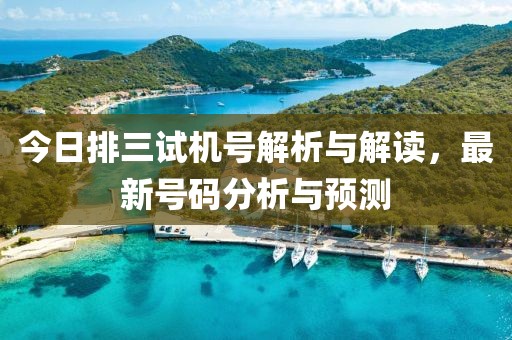 今日排三试机号解析与解读，最新号码分析与预测