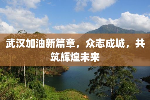 武汉加油新篇章，众志成城，共筑辉煌未来