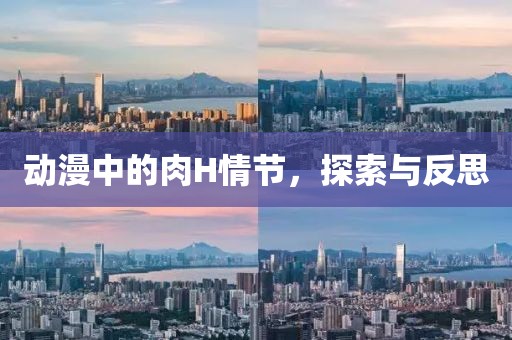 动漫中的肉H情节，探索与反思