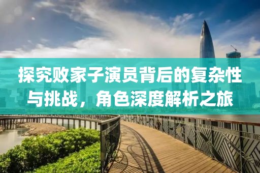 探究败家子演员背后的复杂性与挑战，角色深度解析之旅