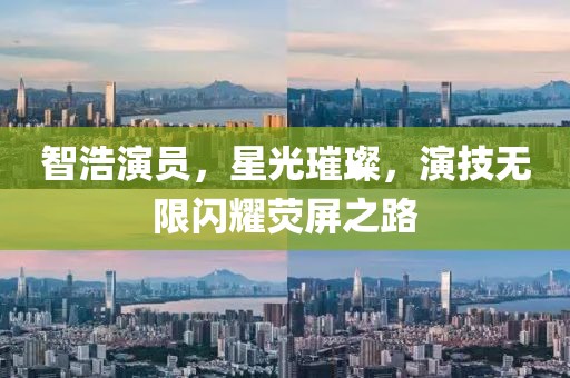 智浩演员，星光璀璨，演技无限闪耀荧屏之路