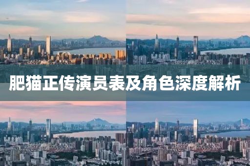 肥猫正传演员表及角色深度解析