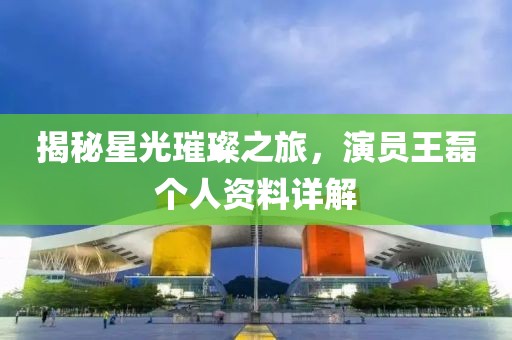 揭秘星光璀璨之旅，演员王磊个人资料详解