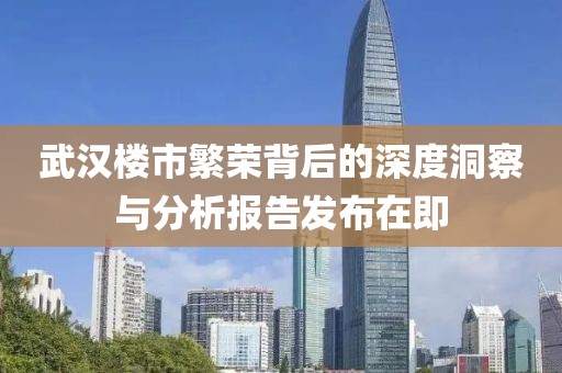 武汉楼市繁荣背后的深度洞察与分析报告发布在即