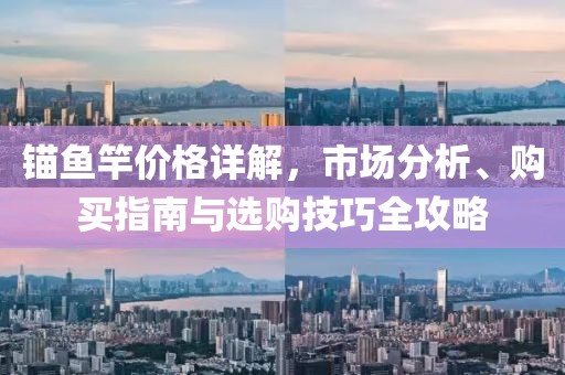 锚鱼竿价格详解，市场分析、购买指南与选购技巧全攻略