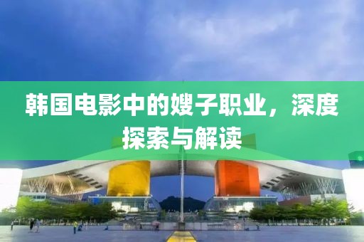 韩国电影中的嫂子职业，深度探索与解读