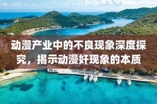动漫产业中的不良现象深度探究，揭示动漫奸现象的本质