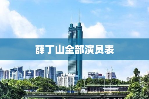 薛丁山全部演员表
