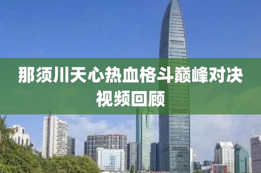那须川天心热血格斗巅峰对决视频回顾