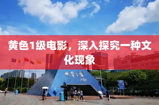 黄色1级电影，深入探究一种文化现象