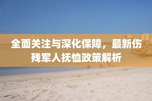全面关注与深化保障，最新伤残军人抚恤政策解析