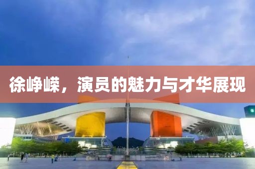 徐峥嵘，演员的魅力与才华展现