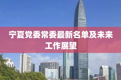 宁夏党委常委最新名单及未来工作展望