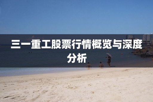 三一重工股票行情概览与深度分析