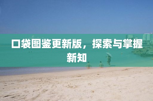口袋图鉴更新版，探索与掌握新知