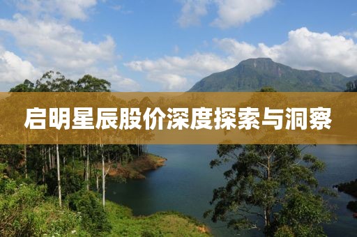 启明星辰股价深度探索与洞察