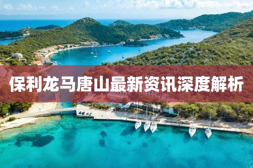 保利龙马唐山最新资讯深度解析