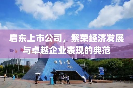 启东上市公司，繁荣经济发展与卓越企业表现的典范