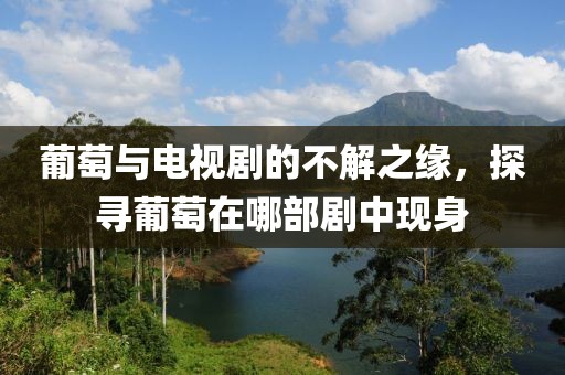 葡萄与电视剧的不解之缘，探寻葡萄在哪部剧中现身