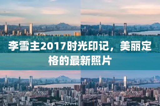 李雪主2017时光印记，美丽定格的最新照片