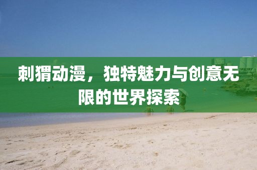 刺猬动漫，独特魅力与创意无限的世界探索