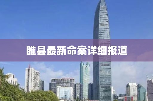 睢县最新命案详细报道