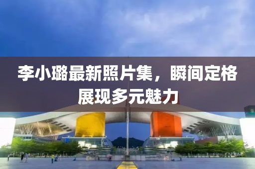 李小璐最新照片集，瞬间定格展现多元魅力