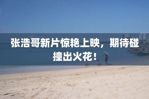 张浩哥新片惊艳上映，期待碰撞出火花！