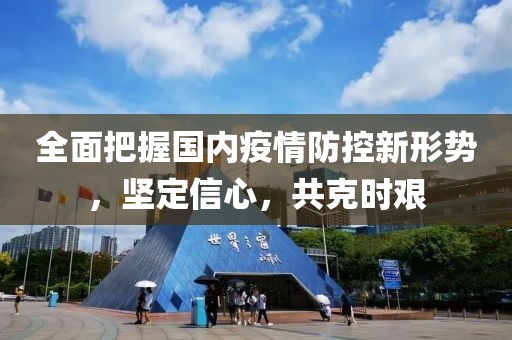 全面把握国内疫情防控新形势，坚定信心，共克时艰