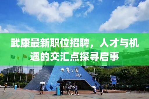 武康最新职位招聘，人才与机遇的交汇点探寻启事