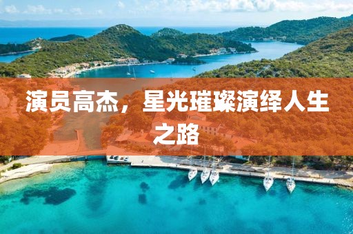 演员高杰，星光璀璨演绎人生之路