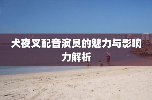 犬夜叉配音演员的魅力与影响力解析