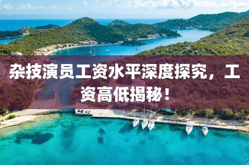 杂技演员工资水平深度探究，工资高低揭秘！