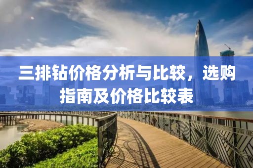 三排钻价格分析与比较，选购指南及价格比较表